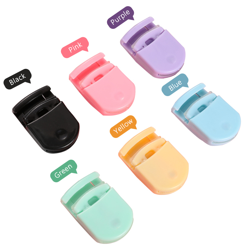 New Plastic Mini Portable Professional Eyelash Curler Eye Lashes Curling Clip Eyelash Cosmetic Beauty Makeup Tools Accessories