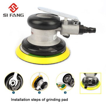 10000RMP Non-vacuum Matte Surface Circular Pneumatic Sandpaper Random Orbital 125mm 5 Inch Air Sander Polished Grinding Machine