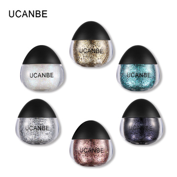 Brand Face Body Glitter Paste Cream Makeup Shimmer Gold Silver Diamond Highlighter Gel Hair Paint Cosmetic Set For Party