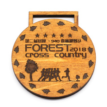 Personalised Custom Wood Wooden Medals