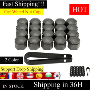 For Vauxhall Opel 20Pcs 19MM Car Nut Caps Car Styling Car Accessories Black Car Wheel Nut Cover Bolt Cap