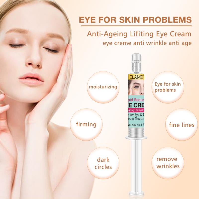 ELAIMEI Rapidly Eyes Bag Removal Eye Cream Eye Delight Boost Serum Wrinkles Fine Lines Remove Eye Cream For Women Men TSLM1