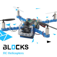 DIY RC Drones Building Blocks Drone 2.4G 4CH Mini 3D Bricks Quadcopter Assembling Educational Toys Helicopter