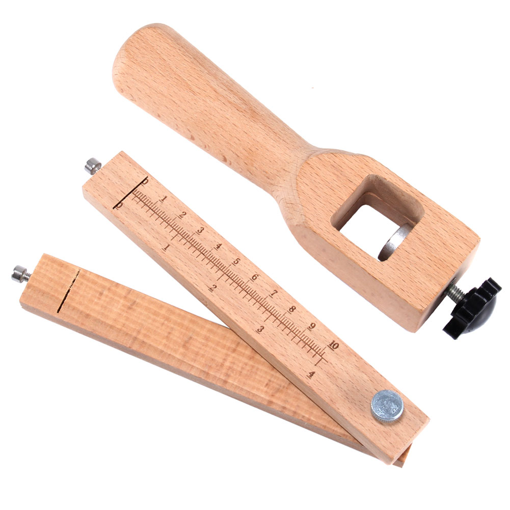 Quality Adjustable Leather Craft Cutter Strap Belt DIY Hand Cutting Tools Wooden Strip Cutter With 5 Sharp Blades New Arrival