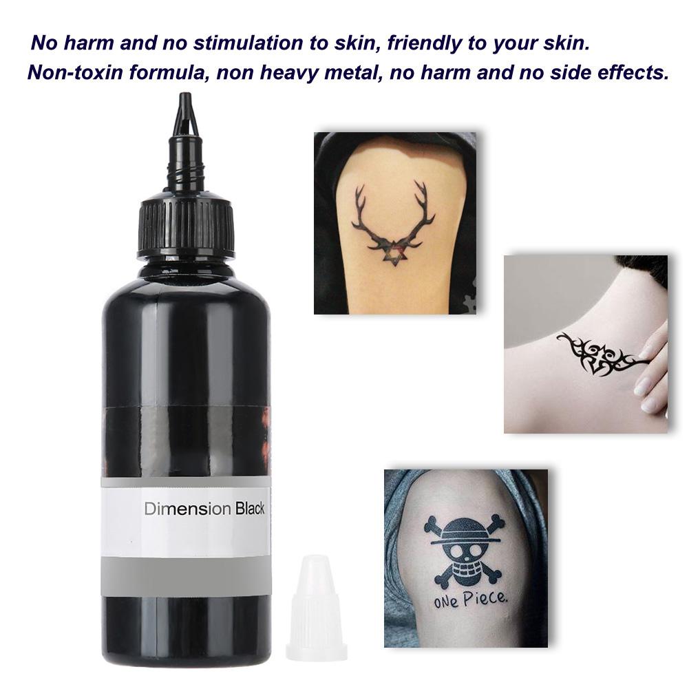 100ml Body Painting Ink Tattoo Black Ink Tattoo Paint Permanent Makeup Tattoo Tool Tattoos Ink Pigment Beauty Art Supplies