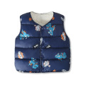 Baby Boys Girls Vest Jackets Newborn Outerwear Coat Clothing Flower Print Toddler Girl Padded Warm Winter Waistcoat Kids Clothes