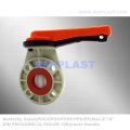 PVDF Butterfly Valve Lever Handle