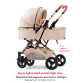 Baby strollers high landscape 2 in 1 ultra light stroller folding seated reclining shock-absorbing pocket newborn carriage