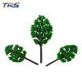 ABS Plastic Model Trees Train Railroad Scenery Green Trunk Landscape HO N Z Scale Model Building Kits For Architecture Making
