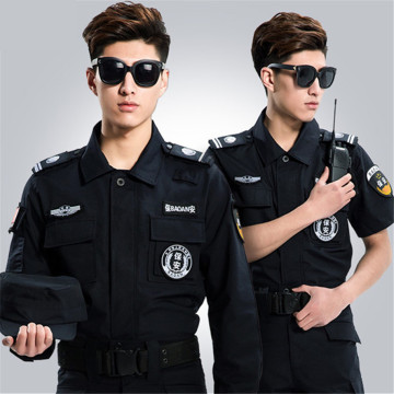 Security Military Army Uniform Men Combat Suit Tactical Guard Shirt+Pants Work Clothes