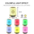 Hot-Wireless Bluetooth speaker colorful Led Light touch lamp quran muslim coran clock player