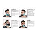 Beard Shaping Styling Template Beard Comb for Men Shaving Hair Beard Mustache Care Styling Tools Trim Template Combs