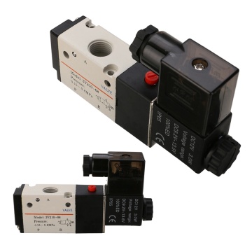 New 1/4'' 3 Way 2 Position Pneumatic Aluminum Solenoid Valves Electric Solenoid Valve Air DIY Hardware Tools DC 12V