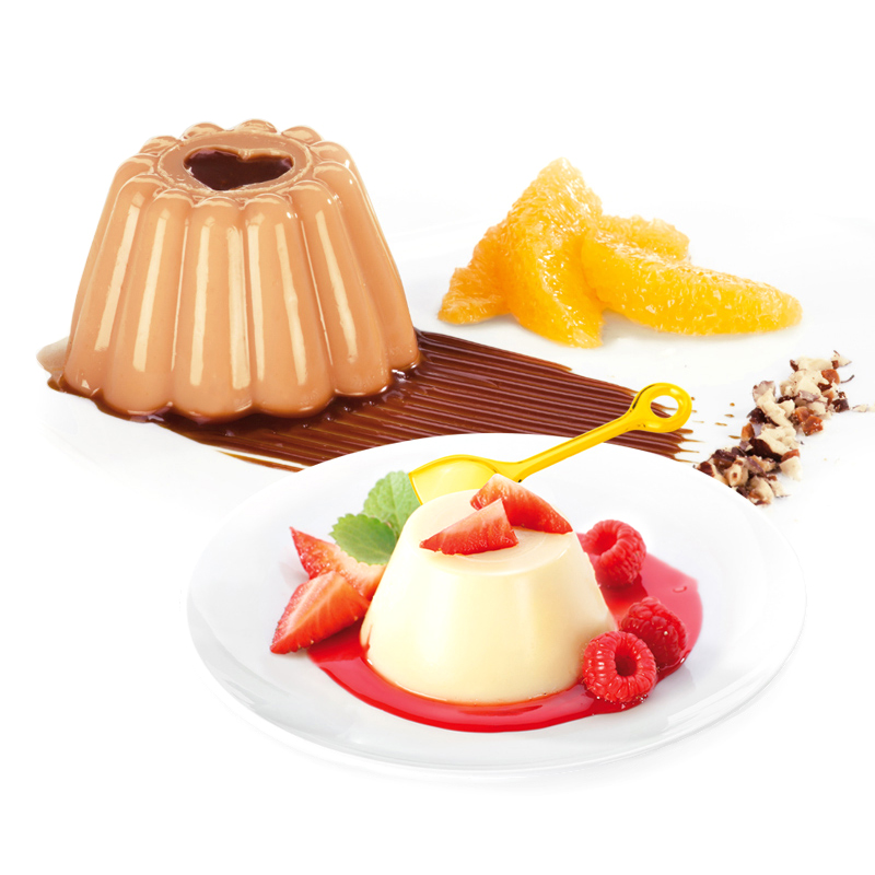 2/4 Pcs Plastic Dessert Cups Steamed Pudding Mold/Cups Chocolate Jelly Molds With Lid Custard Cream Cake Mould Jello Cup 658
