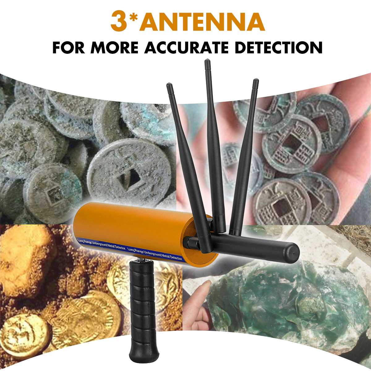 Metal Detector UnderGround depth 25m Scanner Finder Gold Detector Tools li-ion Battery for Gold Digger Treasure Seeking Hunter