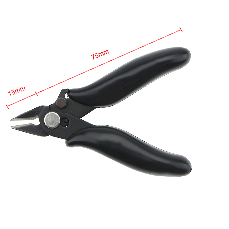 Diagonal Pliers 3.5 Inch Mini Wire Cutter Small Soft Cutting Electronic Pliers Wires Insulating Rubber Handle Model Pliers