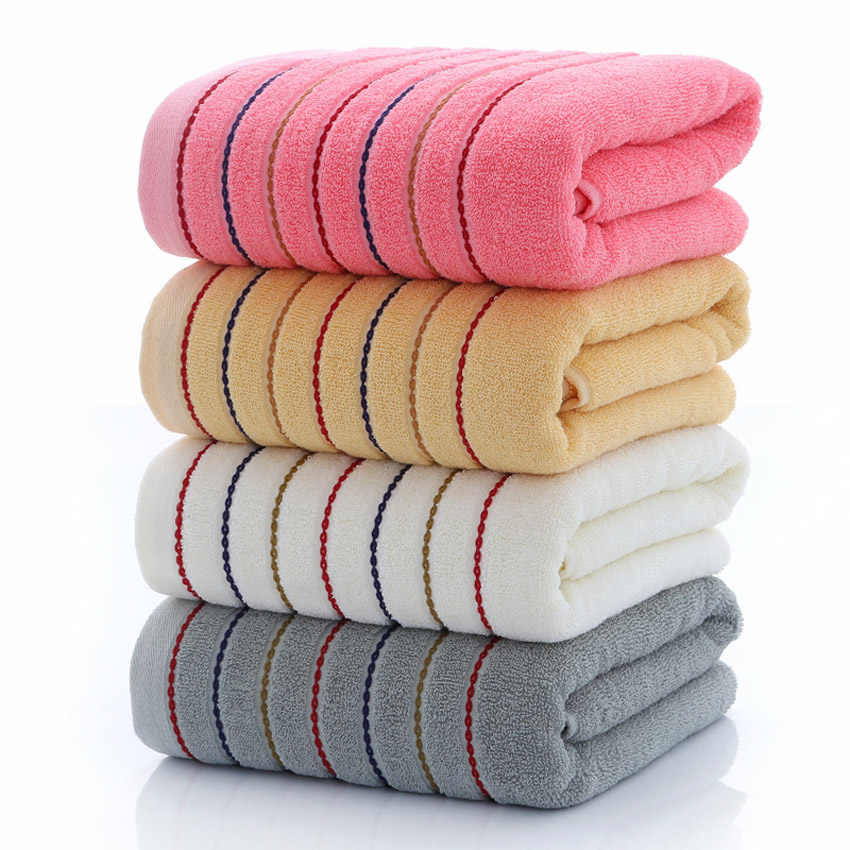 Striped Cotton Towel Set Large Thick Bath Towel Bathroom Face Shower Towels Home Hotel For Adults Kids Soft toalla de ducha