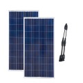 Panel Fotowoltaiczny 12v 150w 2Pcs Solar Panel 300w 24v Solar Battery Charger Rv Motorhome Caravan Car Camping Solar Light LED