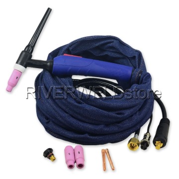 WP-17-12 12-Foot 4 Meter 150A Air-Cooled Tig Welding Torch Complete, Euro Style