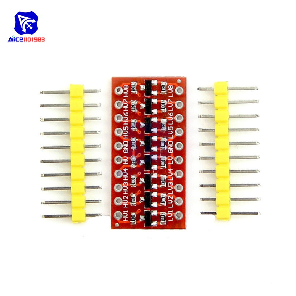 diymore 5PCS/Lot I2C IIC 8 Channel Logic Level Converter Module Bi-Directional Module For Arduino Step Up 3.3V To 5V