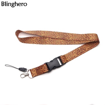 Blinghero Lanyard ID Badge Holder Leopard Print Lanyard for keys Keychain Whistle Cool Phone Neck Straps Hang Rope BH0600