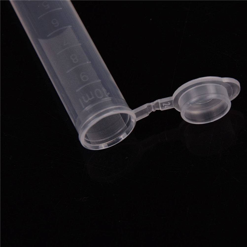 20pcs Sample Test Tube Specimen Tube Lab Supplies Clear Micro Plastic Centrifuge Vial Snap Cap Container For Laboratory