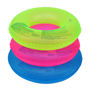 Inflatable Swimming Ring Pool Float Water Toys Fluorescence Mattress For Kids Adults Beach Sea Party SEC88