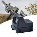 Toy Gun Accessories Side Sight Red Dot Holographic Mirror Plastic Adjustable Rail Two Piece Set For Child Gifts Shooting Targets