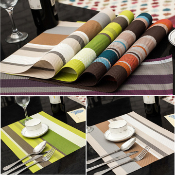 1pcs 5 Color Dining Table Mat Pvc Placemat Waterproof Heat Insulation Silicone Pad Kitchen Accessories Placemats for Table