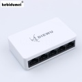 New 5 Ports 10 100 Mbps Fast Ethernet LAN RJ45 Network Switch Switcher Hub Desktop PC with US EU Power adapter High quality