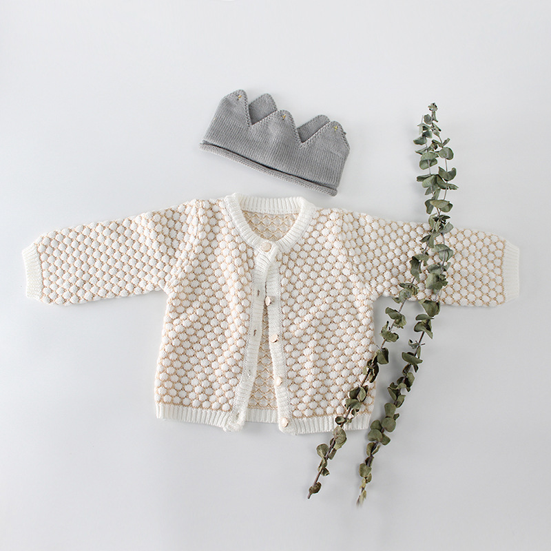 2020 Autumn Winter Princess Newborn Baby Girl Knitting Sweater Romper Coat Outwear Warm Clothes