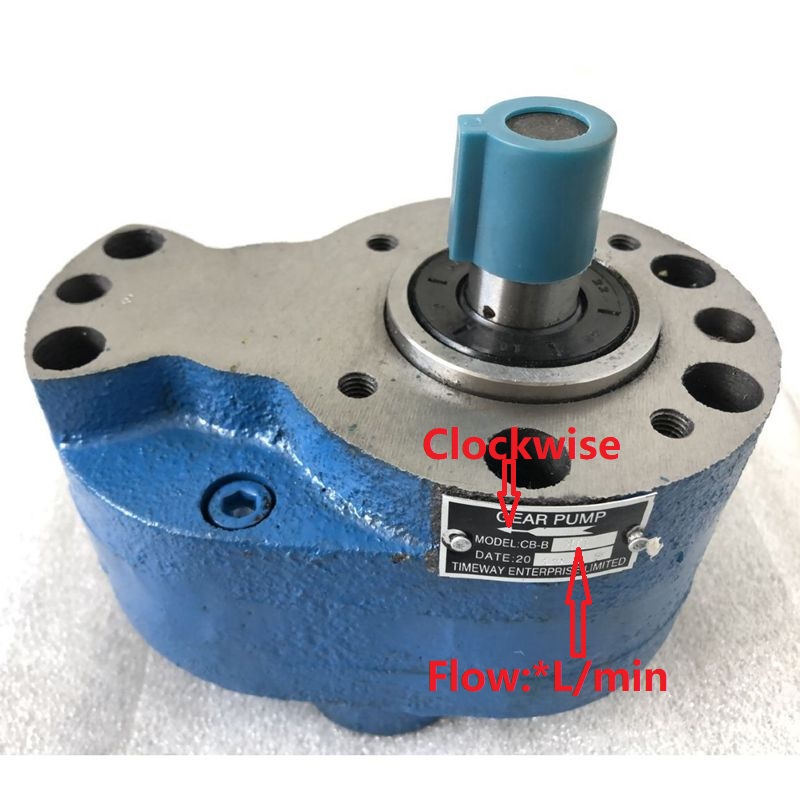 Hydraulic Gear Pump CB-B6 CB-B10 low pressure oil pump factory best quality 25bar 2.5Mpa Machine tool accessories CLOCKWISE