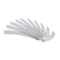 Zebra Nail Files 100 180 Grit for Nail Extension Gel and Acrylic Nails Emery Boards Doubled Sides Washable 100 Nail File