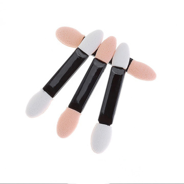 10pcs Portable Double Heads Eyeshadow Applicator Latex Sponge Eyeshadow Brush Stick Nail Mirror Powder Brush Makeup Tools