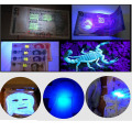 395Nm Uv Led Flashlight UV Ultra Violet Purple Linternas Flash Torch Light Lamp Ultraviolet Backlight For Money Case Detection