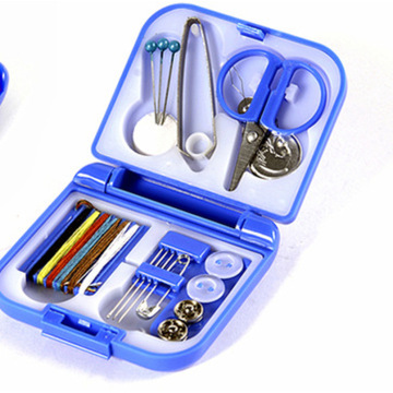 Portable Sewing Set Kits Sewing Storage Box Tools Needle Threads Scissor Thimble Buttons Pins Home Sewing Machine Accessories