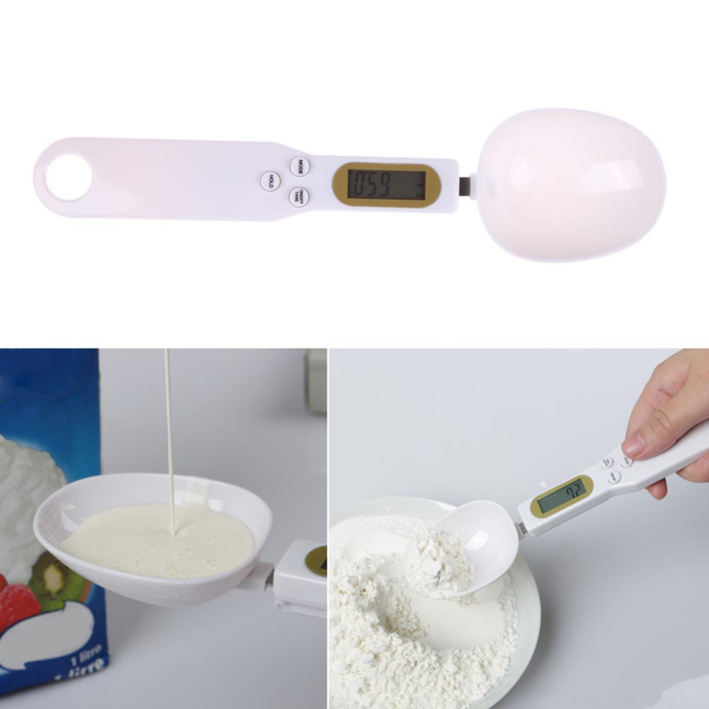 500g/0.1g Capacity Coffee Tea Digital Electronic Scale Kitchen Measuring Spoon Weighing Device LCD Display