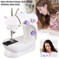 Mini Sewing Machine Portable Handheld Electric Sewing Machines Household Multifunction Automatic Tread Rewind Sewing Machine