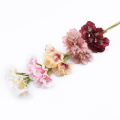 6pcs Fresh silk Plum blossom decorative flowers for home decor wedding bridal accessories clearance diy gifts artificial flowers