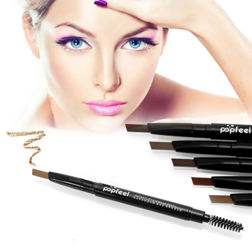 2 In 1 Double Head Eyebrow Pen Natural Waterproof Long Lasting No Fading With Brush Eyebrow Pencil Makeup Cosmetics Tools TSLM1