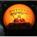 2pcs/lot Panel VU Meter Warm Back Light Recording Audio Level Amp