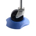 Portable Wheel Chocks PP Wedges Stoppers for Trailer RV (Blue)