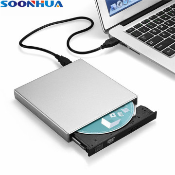 USB External DVD-RW CD-RW ROM DVD CD Player Drive Writer Rewriter Burner Portable For Windows 7/8 Laptop Computer Free Shipping