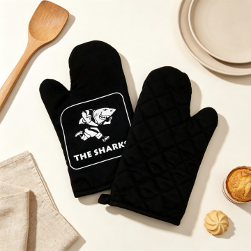 Dual‑Sided Printed Cotton Filled Oven Mitt