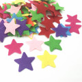 DIY 200pcs Mixed Colors star shape Felt Appliques Crafts Card Making decoration 25mm