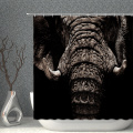 Elephant Shower Curtain 3D Printing Polyester Waterproof New High Quality Bathroom Curtains With Hooks Multi-size Bath Screen
