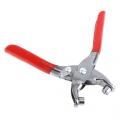 New 6 Inch Rivets pliers Holes Punch Hand Pliers Tool with Lock Catch and 100 Rivet for Punching Leather Belt