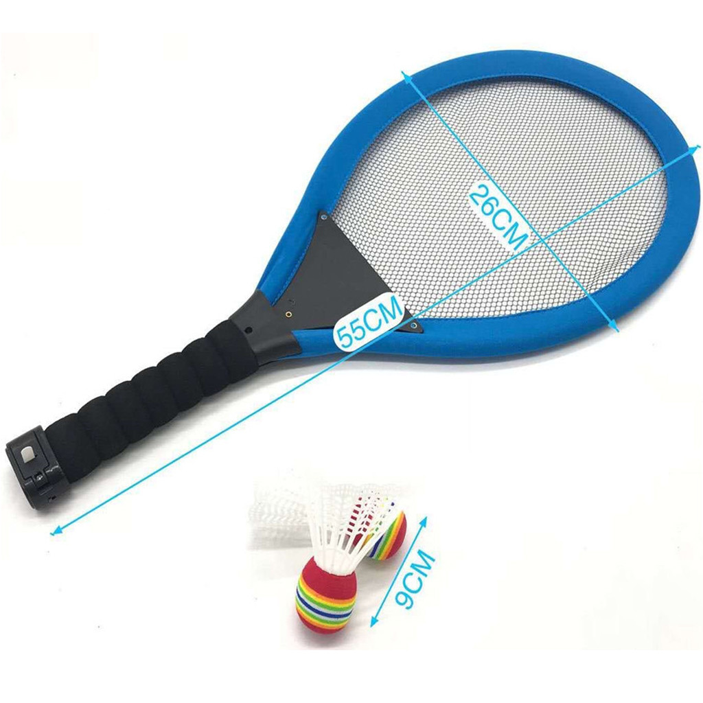 Family outdoor Entertainment Outdoor Night Light LED Badminton Racket SetsFashion Outdoor Kids Family Travel Badminton Racket
