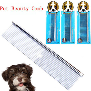 Pet Dog Metal Stainless Steel Hair Grooming Comb For Shaggy Dogs Barber Grooming Animal Care Comb Protect Flea Cleaning Brush