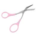 1pc Eyebrow Scissors Eyebrow Trimmer Eyelash small scissor Comb Shaping Grooming Remover Women Makeup Scissor Stainless Steel